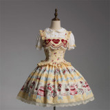 Strawberry Heart - Doll Sweet Lolita Topwear, Blouse, Skirt and Accessories
