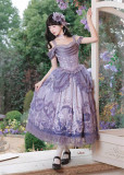 Airfreeing -Butterfly in the Mirror- Gorgeous Elegant Classic Lolita JSK and A Rosette