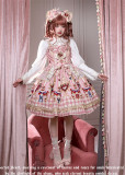 Flowers and Pearl Box -Sacred Heart- Gorgeous Sweet Classic Lolita OP Dress, JSK and Blouse