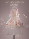 FelinaeCookieLolita -Koyuki Strawberry- Sweet Classic Lolita OP Dress and Accessories
