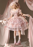 FelinaeCookieLolita -Koyuki Strawberry- Sweet Classic Lolita OP Dress and Accessories