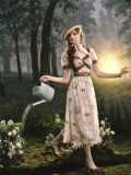 LaceMade -The Swing Song- Sweetheart Neck Romantic Countryside French Retro Classic Vintage Lace Casual Lolita Dress
