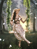 LaceMade -The Swing Song- Sweetheart Neck Romantic Countryside French Retro Classic Vintage Lace Casual Lolita Dress