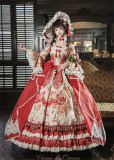 HinanaQueena -Luoli- Gorgeous Wedding Birthday Tea Party Princess Rococo Qi Lolita OP Dress and Accessories