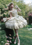 MieYe -Flower Theme Series- Elegant Classic Lolita JSK Dress and Accessories