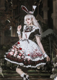 Yinluofu -Alice- Fairy Tale Style Sweet Lolita OP Dress and Apron