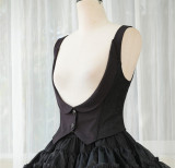 The Coronation of Victoria - Retro Victorian Gothic Lolita Vest, Blouse and Skirt