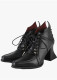 Echoes of the Night Banquet - Genius PU Square Toes Chunky Heel Vampire Evil Retro Classic Vintage Gothic Halloween Lolita Shoes