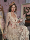 LaceMade - Rose Time Machine - Retro Vintage French Palace Casual Lolita Lace Corset Topwear