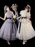 Ode to The Moonlight - Elegant Classic Casual Lolita Blouse, Skirt and Accessories