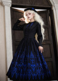 Milu Orig -Window of Dreams- Embroidery Long Sleeves Gothic Lolita OP Dress