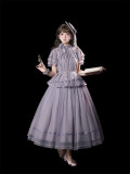 Ode to The Moonlight - Elegant Classic Casual Lolita Blouse, Skirt and Accessories