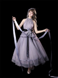 Ode to The Moonlight - Elegant Classic Casual Lolita Blouse, Skirt and Accessories