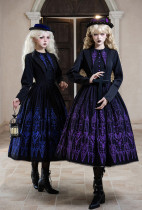 Milu Orig -Window of Dreams- Embroidery Long Sleeves Gothic Lolita OP Dress