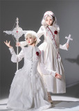 Susin -Bone Mass- Embroidery Lace Gothic Lolita Blouse, Corset, OP Dress, Embroidery Skirt and Accessories