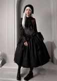 Susin -Bone Mass- Embroidery Lace Gothic Lolita Blouse, Corset, OP Dress, Embroidery Skirt and Accessories