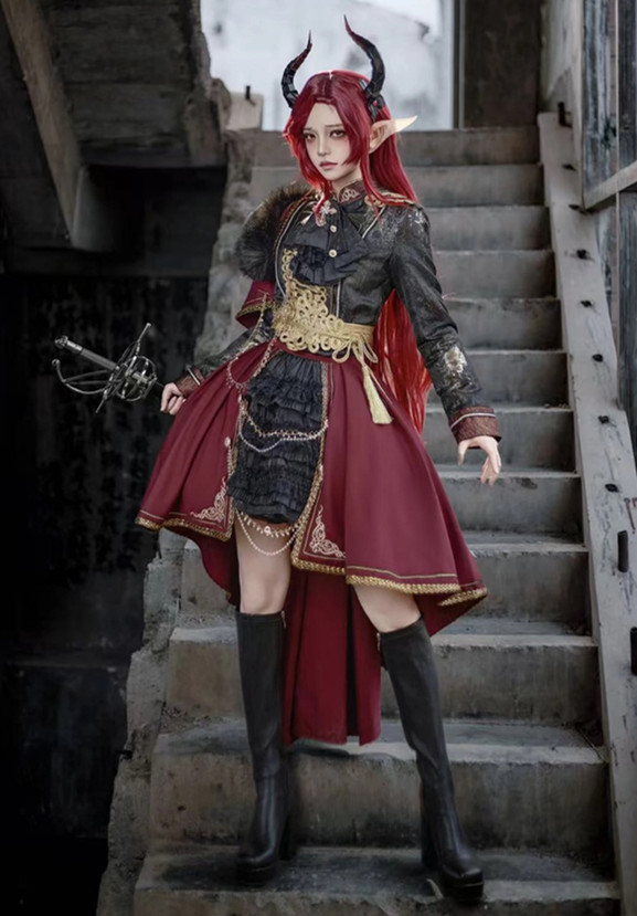 YourHighness -The Battle at Dawn- Boystyle Prince Konoda European Military Ouji Lolita Dress Full Set and Shorts Full Set