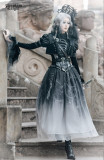 LilithHouse -Phantom Knight- Ouji Gothic Lolita Short Jacket, Corset Topwear and Long Skirt