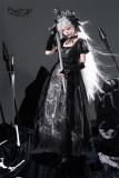LilithHouse -Phantom Knight- Empire High Waist Gothic Lolita OP Dress