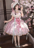 Lady Miao -Hibiscus- Chinese Qi Lolita JSK, Cape and Accessories