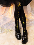 Yidhra -Lost Civilization- Sun Star Print Lolita Tights