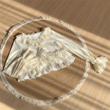 Withpuji -Lily of the Valley Whisper- Embroidery Corset Classic Casual Lolita JSK, Bolero and Hat