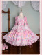 Twins Bear -Macaron- Sweet Lolita JSK, OP Dress and Overall Dress