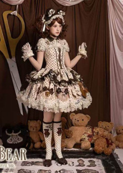 Little Bear Workshop - Doll Sweet Lolita OP Dress, JSK, Blouse, Corset Topwear and Skirt