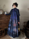 Midnight Garden - Classic Casual Lolita OP Dress with Waistband and Collar Ribbon