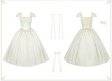 Withpuji -To My Love- Vintage Elegant Classic Casual Lolita JSK and Accessories Set