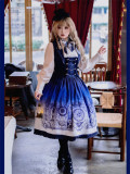 ScepterEmber -Clockwist Loop- Gothic Lolita Vest, Blouse, Skirt and Accessories