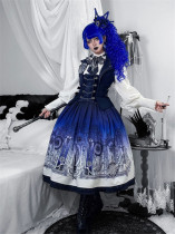 ScepterEmber -Clockwist Loop- Gothic Lolita Vest, Blouse, Skirt and Accessories
