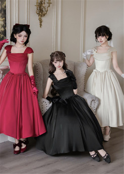 Withpuji -To My Love- Vintage Elegant Classic Casual Lolita JSK and Accessories Set