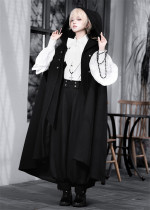 Code 003 - Elegant Retro Boystyle Prince Ouji Lolita Long Cape, Blouse, Pants, Necklace and Bracelet