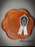 Alice Girl -Before Dawn- Ouji Gothic Ouji Lolita Hat, A Sash and A Badge