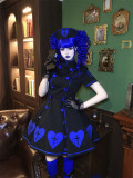 Sugar Cookies -Sweetheart Asylum- Sweet Nurse Gothic Lolita OP Dress and Nurse Hat
