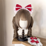 Miss Weird Strawberry - Retro Vintage Doll Sweet Lolita OP Dress and Accessories
