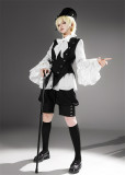 Princess Chronicles -Ash- Boystyle Ouji Lolita Blouse, Vest and Shorts