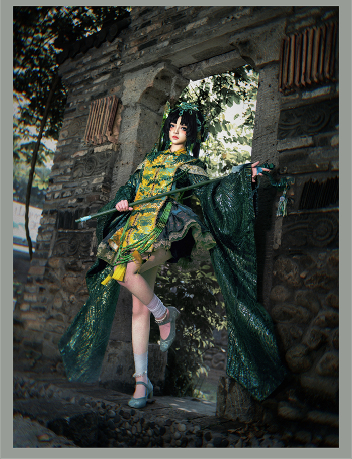 pretty little thing green oriental dress Charlotte Emerald Green Tencel Wrap Dress Cottagecore – Aulieude