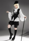 Princess Chronicles -Ash- Boystyle Ouji Lolita Blouse, Vest and Shorts