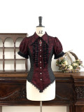 Little Dipper - Boystyle Konoda Lace Short Sleeves Ouji Lolita Blouse