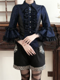 Little Dipper - Boystyle Konoda Lace Middle Bell Sleeves Ouji Lolita Blouse