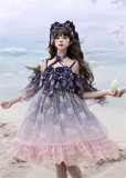 MengFuZi -The Sea of Dreams- Vintage High Waist Doll Sweet Lolita JSK