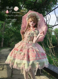 Ball Persica -Spring Cherry Blossom Strawberry Cake- Retro Doll Classic Sweet Lolita OP Dress, JSK, Blouse and Accessories