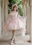 ChenJinShi -Lily of the Valley Confession- Elegant Classic Sweet Lolita OP Dress, JSK and Accessories