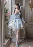 Camellia -Spring Revelry- Elegant Classic Qi Lolita JSK with Arm Sleeves