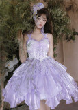 Midsummer Wisteria - Classic Sweet Lolita JSK and Hat
