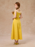 LaceMade -Little Orange- Sweet Cute Girly French Countryside Lace Casual Lolita Dress and Bolero