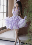 Midsummer Wisteria - Classic Sweet Lolita JSK and Hat