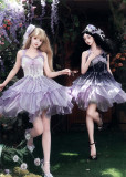 Midsummer Wisteria - Classic Sweet Lolita JSK and Hat